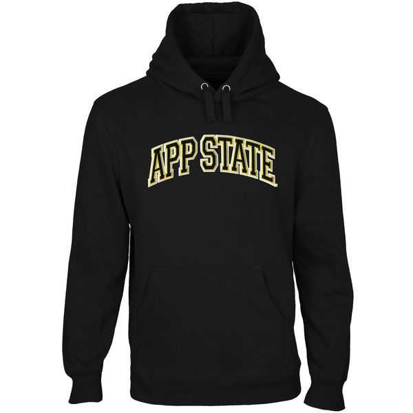 Men's Appalachian State Mountaineers Arch Name Pullover Hoodie - Black,We sell and wholesale Men's Appalachian State Mountaineers Arch Name Pullover Hoodie - Black on line form chian!